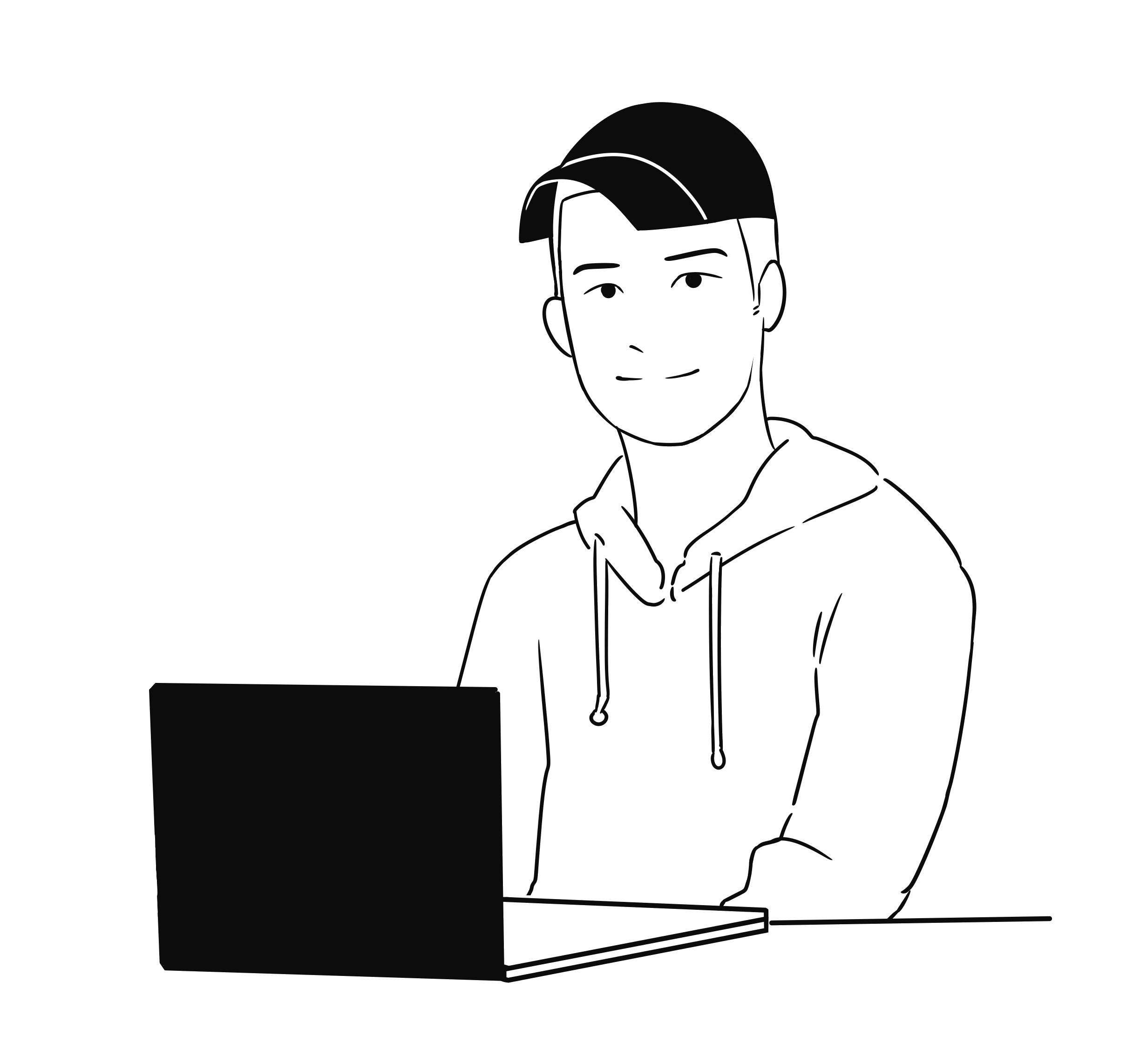 رسم توضيحي لشخص