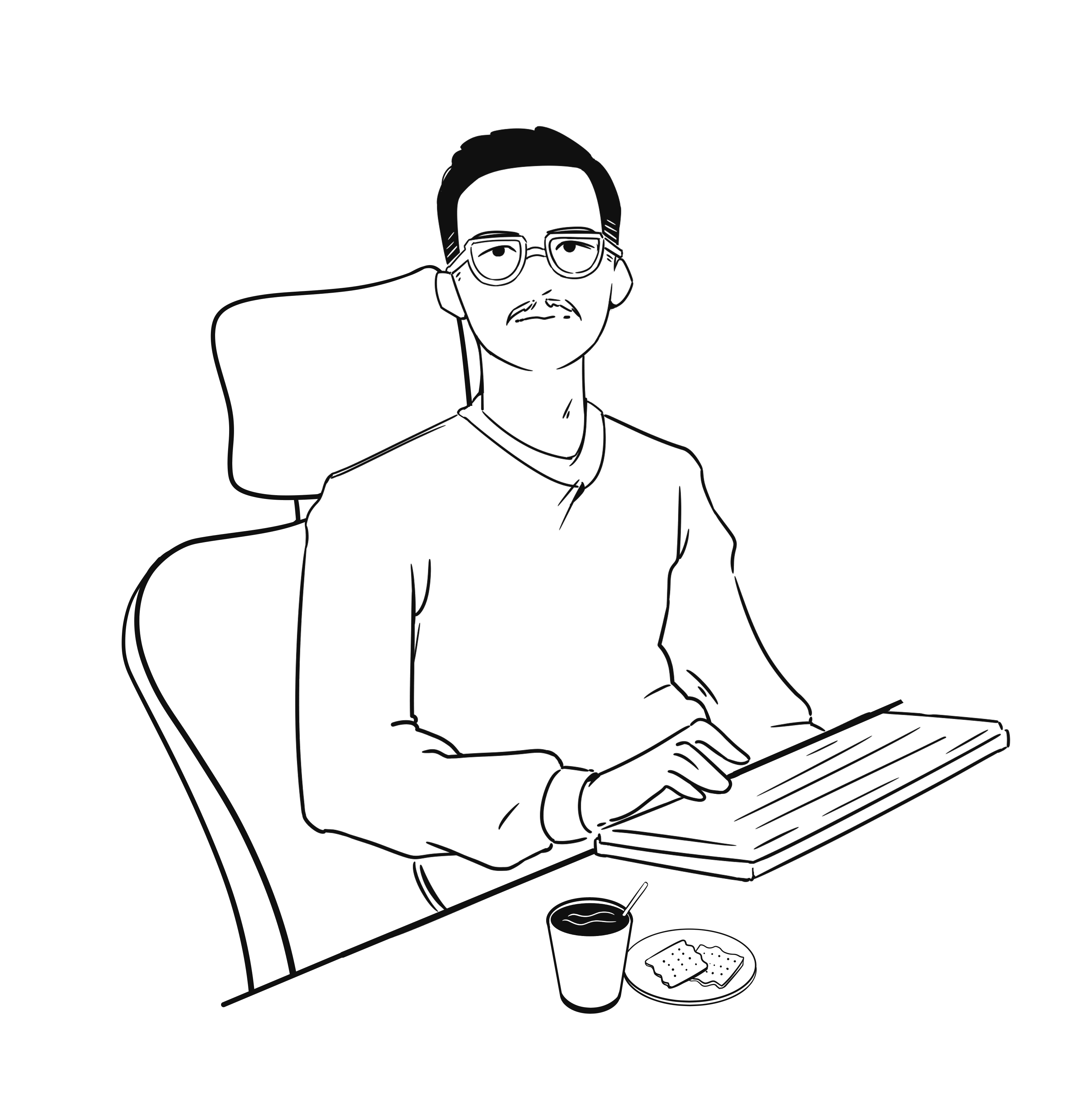 رسم توضيحي لشخص