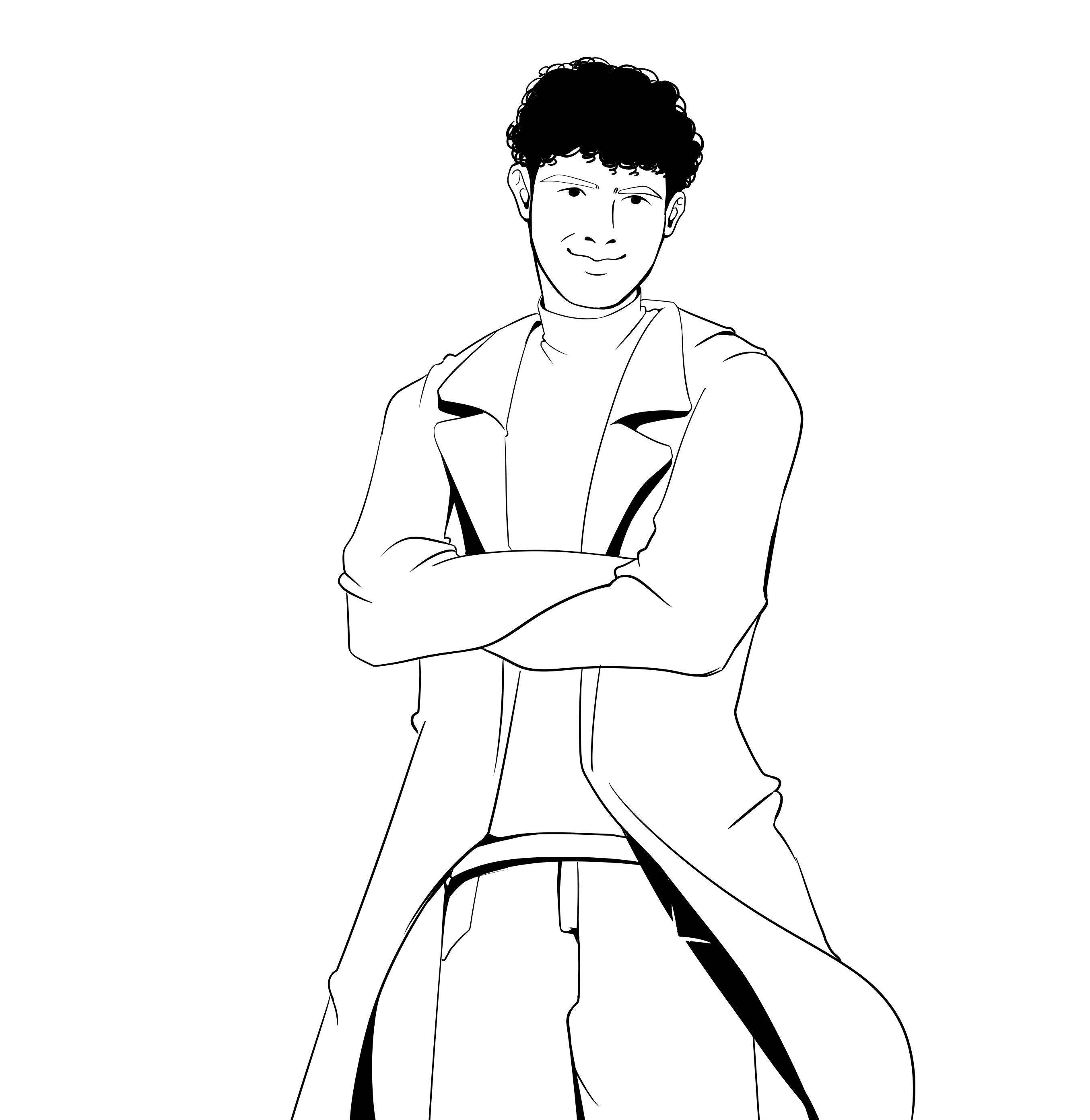 رسم توضيحي لشخص