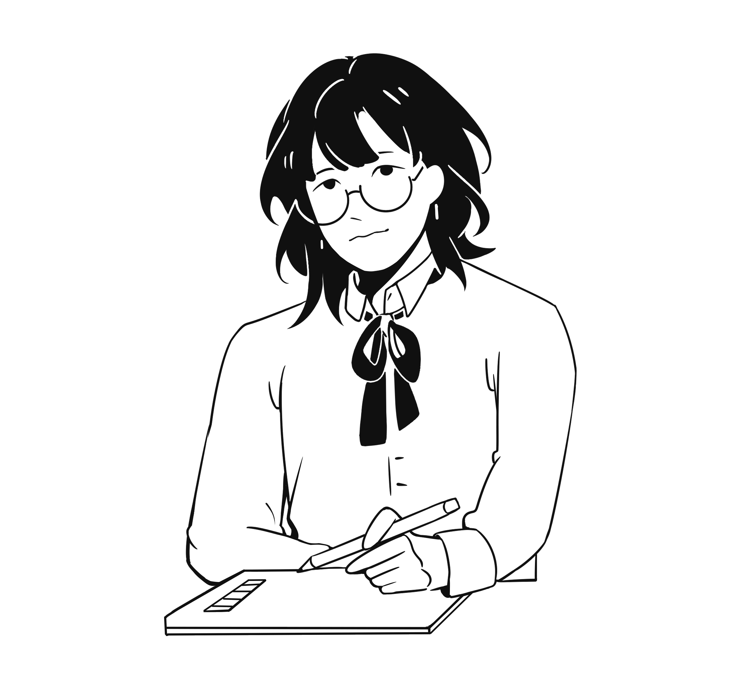 رسم توضيحي لشخص