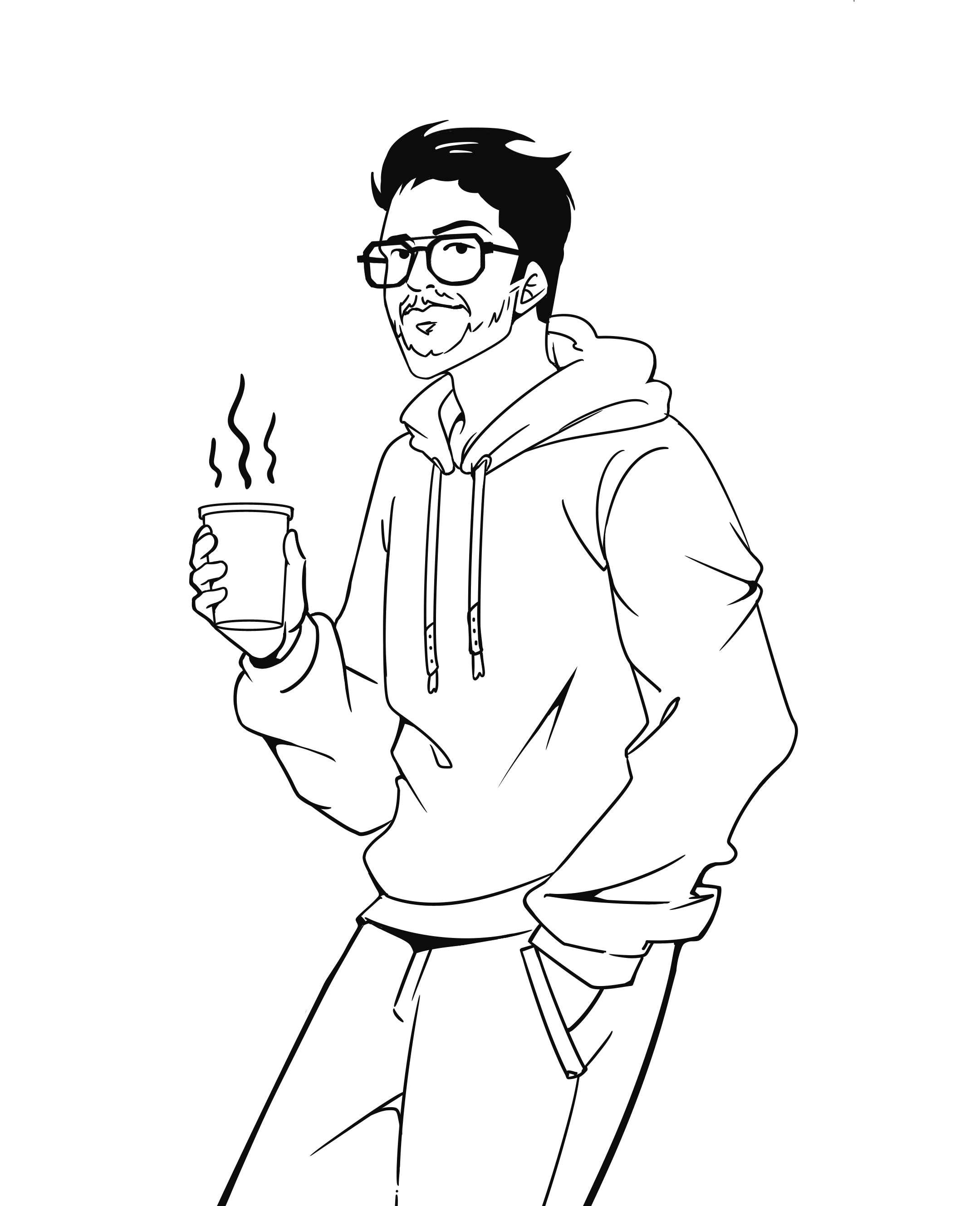 رسم توضيحي لشخص