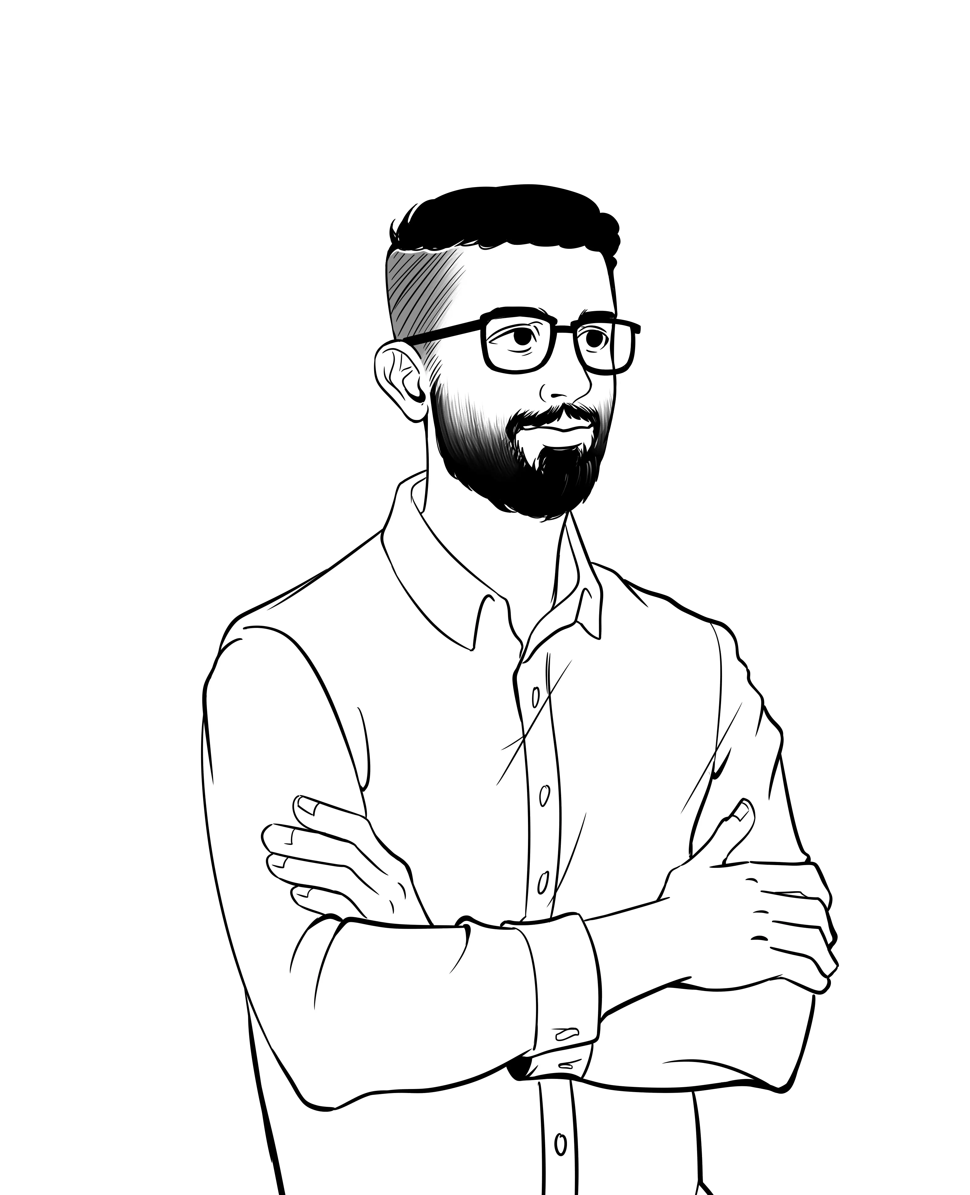 رسم توضيحي لشخص