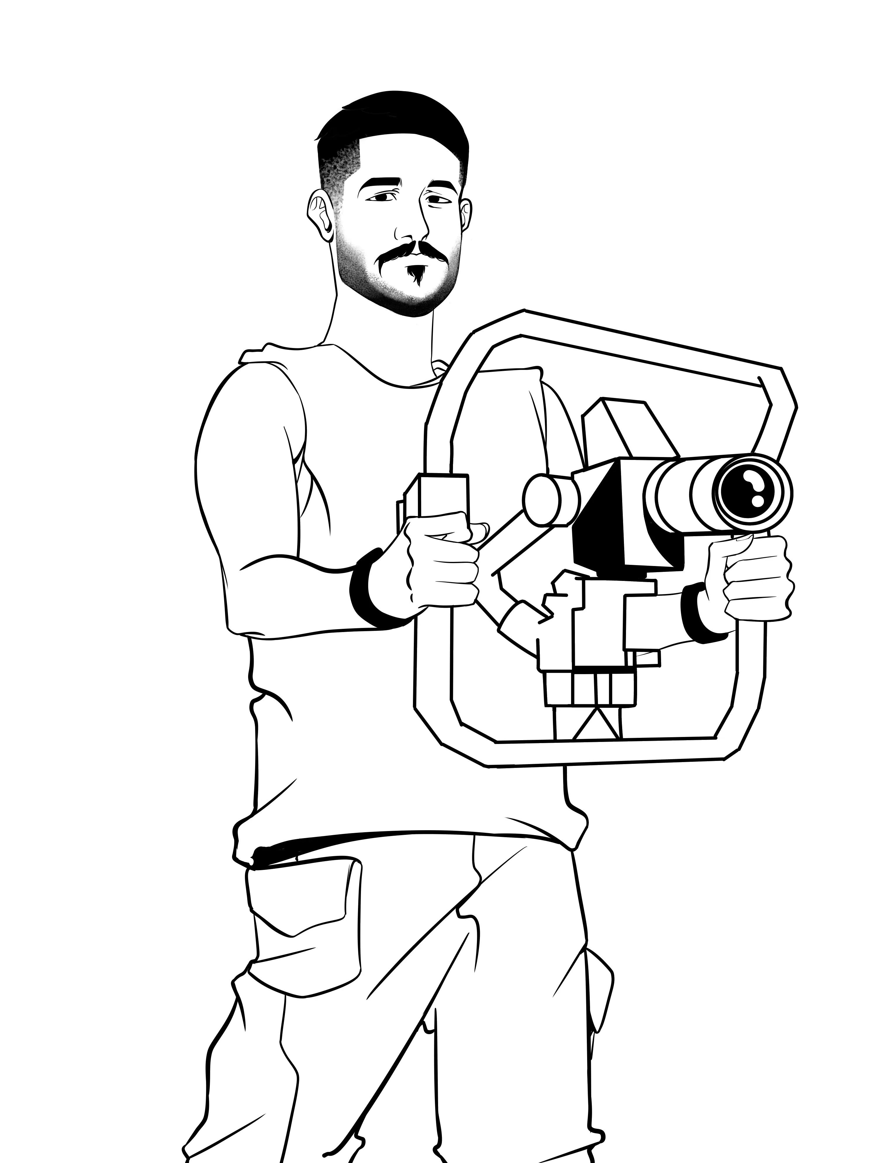 رسم توضيحي لشخص