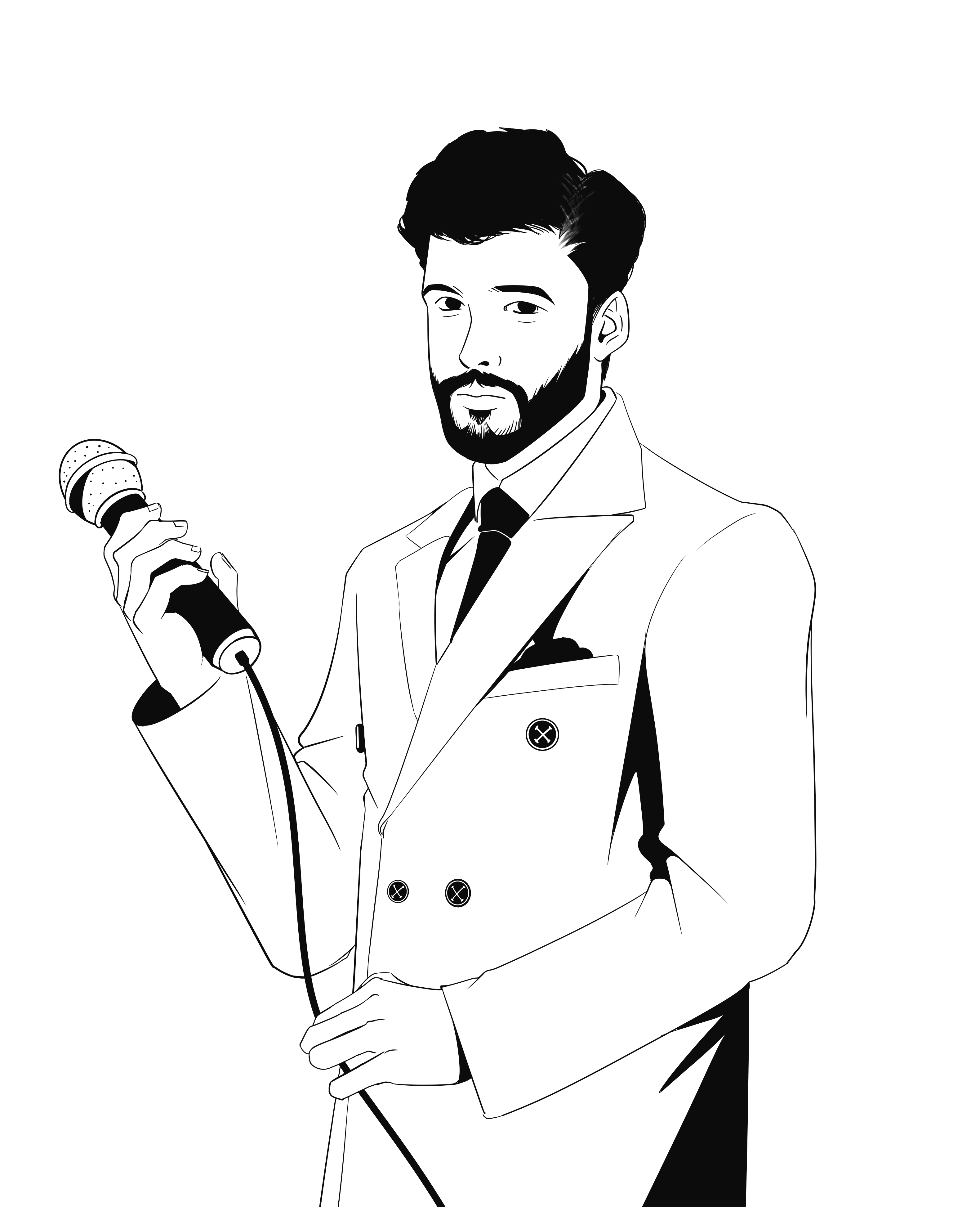 رسم توضيحي لشخص