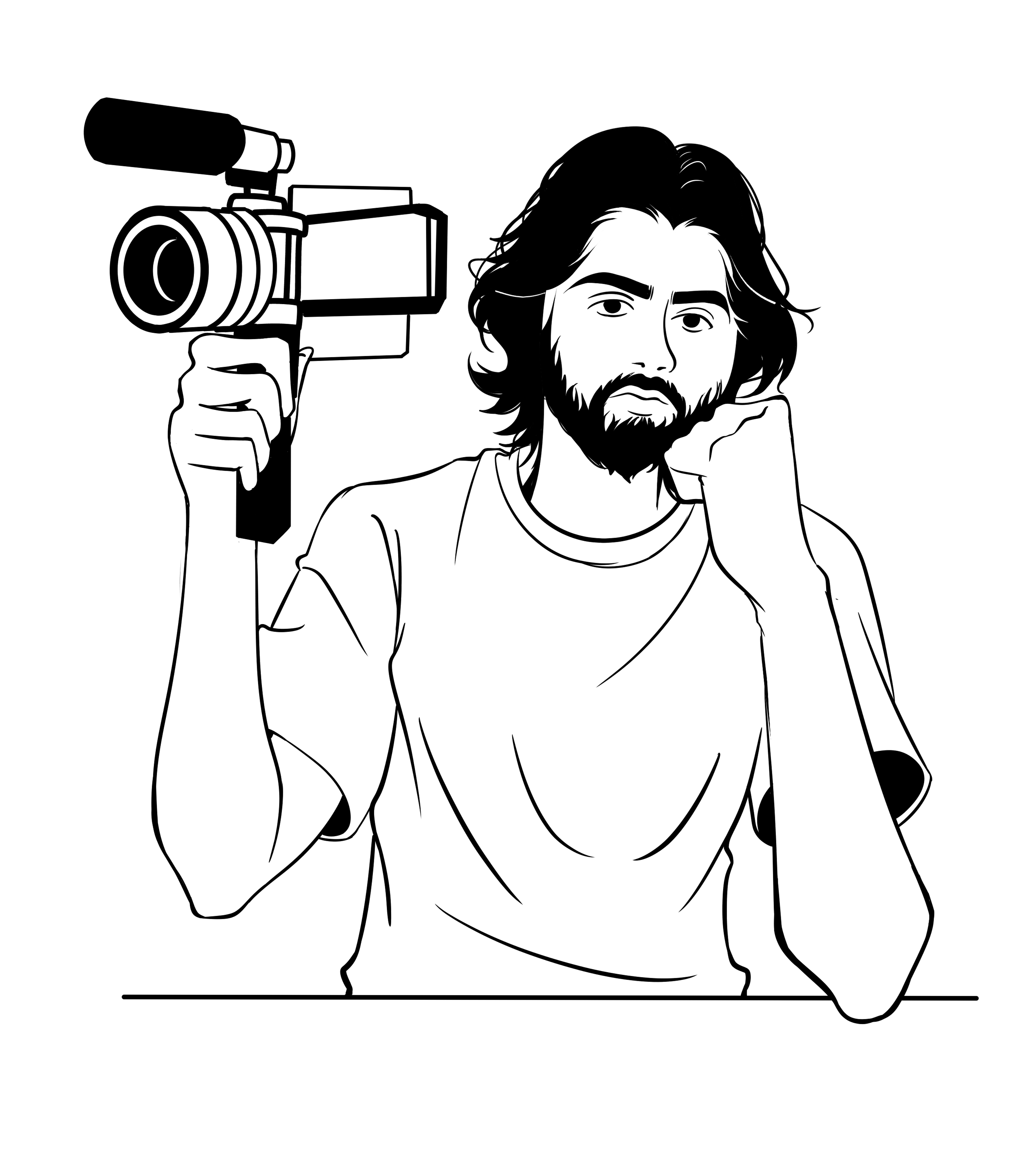 رسم توضيحي لشخص